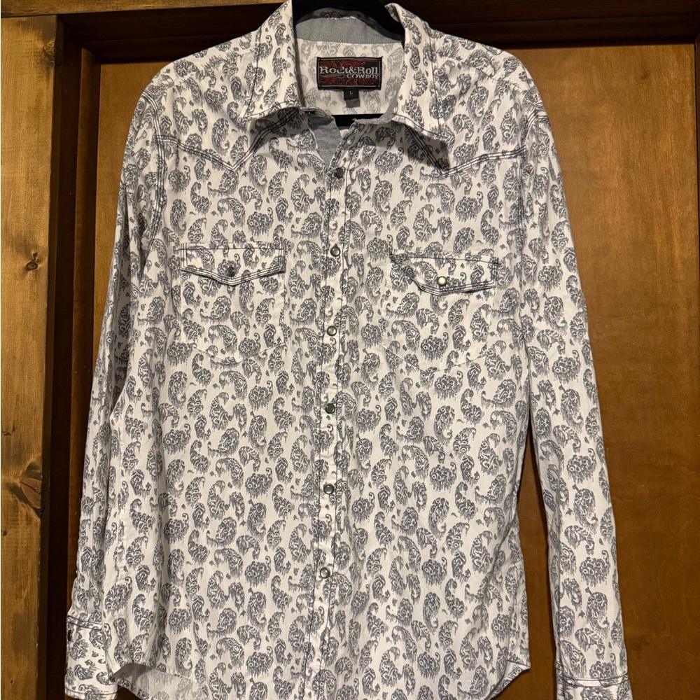 Rock & Roll Cowboy Paisley Shirt